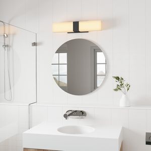 Reciprocate 25'' Wide 2-Light Vanity Light - Matte Black 5