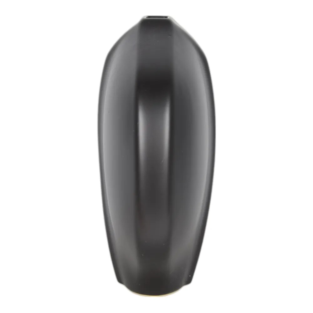 HAYESWOOD BLACK VASE 12 (IN)