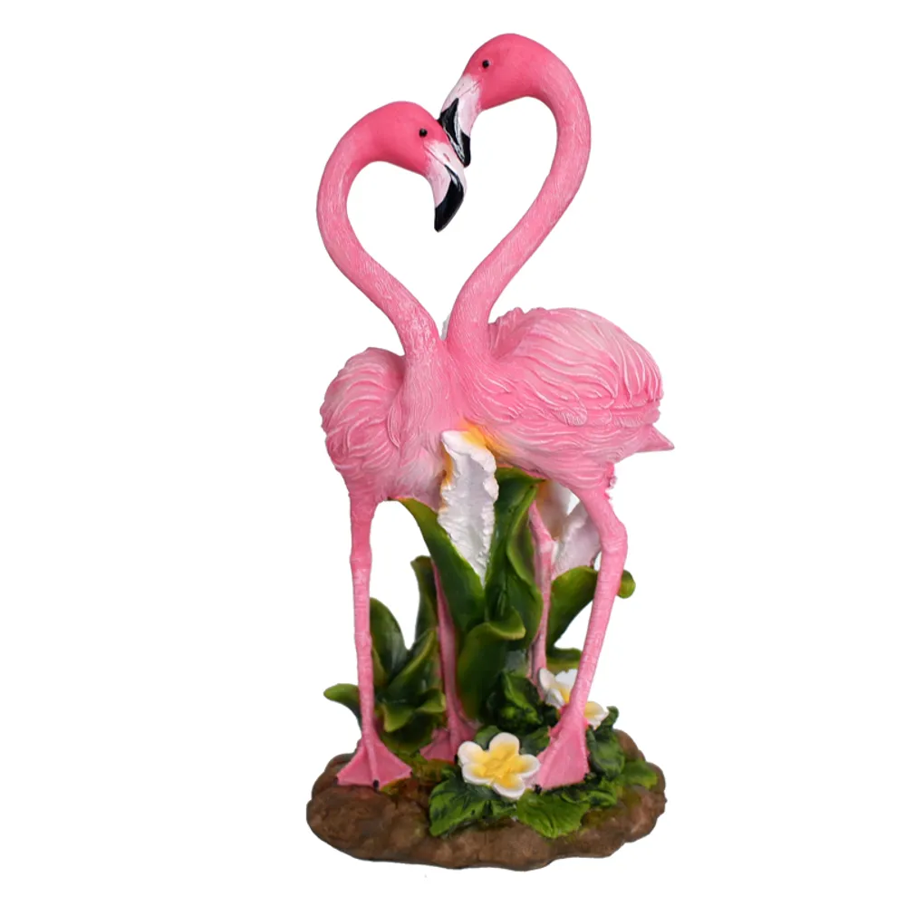 11-3/4" FLAMINGO PAIR