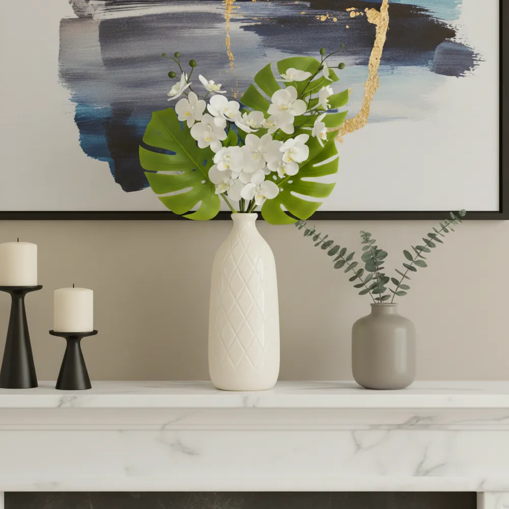 EMMONSFORD IVORY VASE 16 (IN)