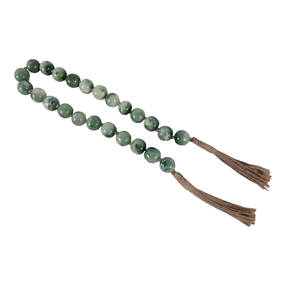 ROSSROSE GREEN BEAD 1 (IN)