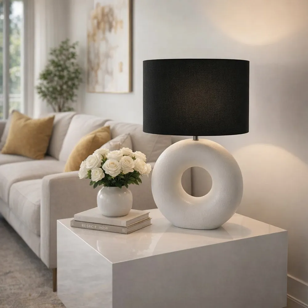 EVERTONMILL WHITE LAMP 26 (IN)