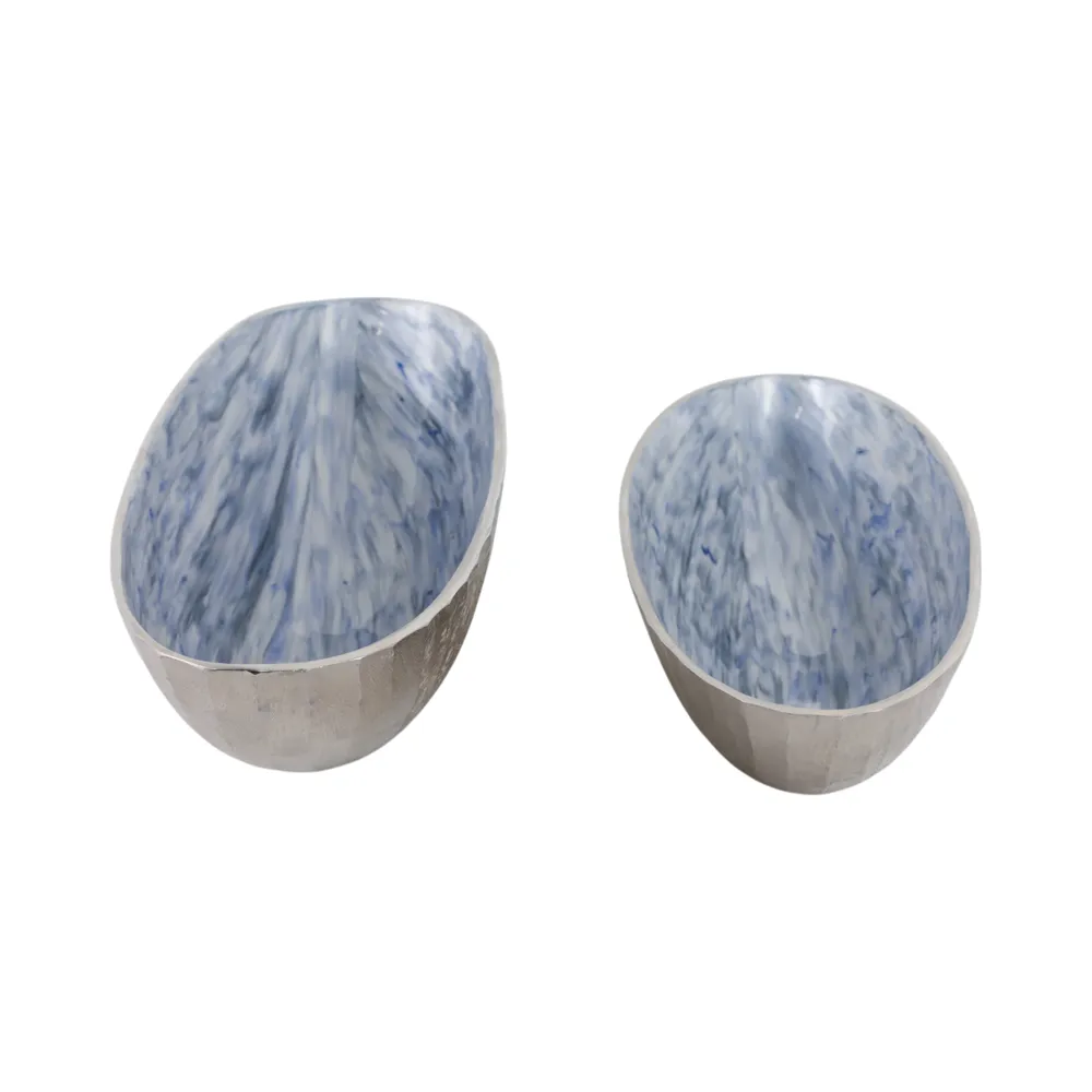 DEMPSEYFORD SET OF 2 BLUE BOWLS 5 (IN)