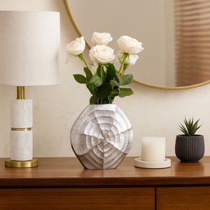 COLTONBEACH SILVER VASE 11 (IN) 12