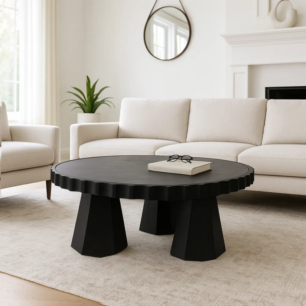 YATESMORE BLACK COFFEE TABLE 17 (IN)