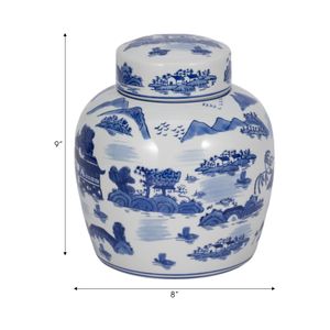 REGANHAM BLUE CHINOISERIE 10 (IN) 9