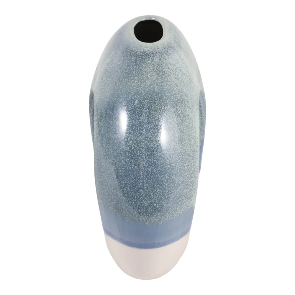 CHLOEOAK BLUE VASE 10 (IN)