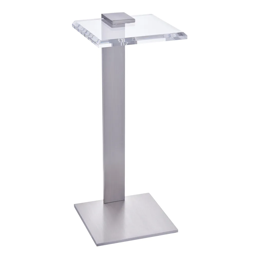 CARTERWAY CLEAR TABLE 24 (IN)