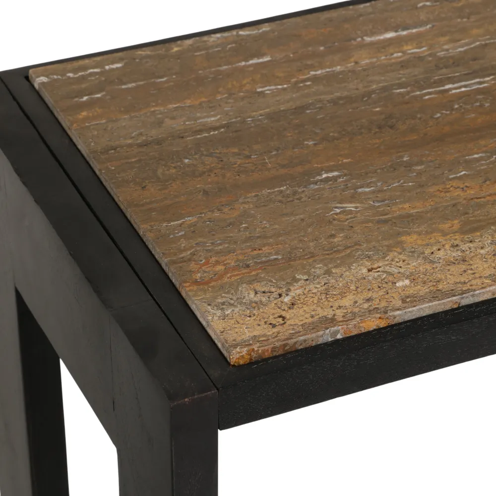 S/2 20/24"WENSTON ACACIA WD ACCENT TBLES,BRWN 2BXS
