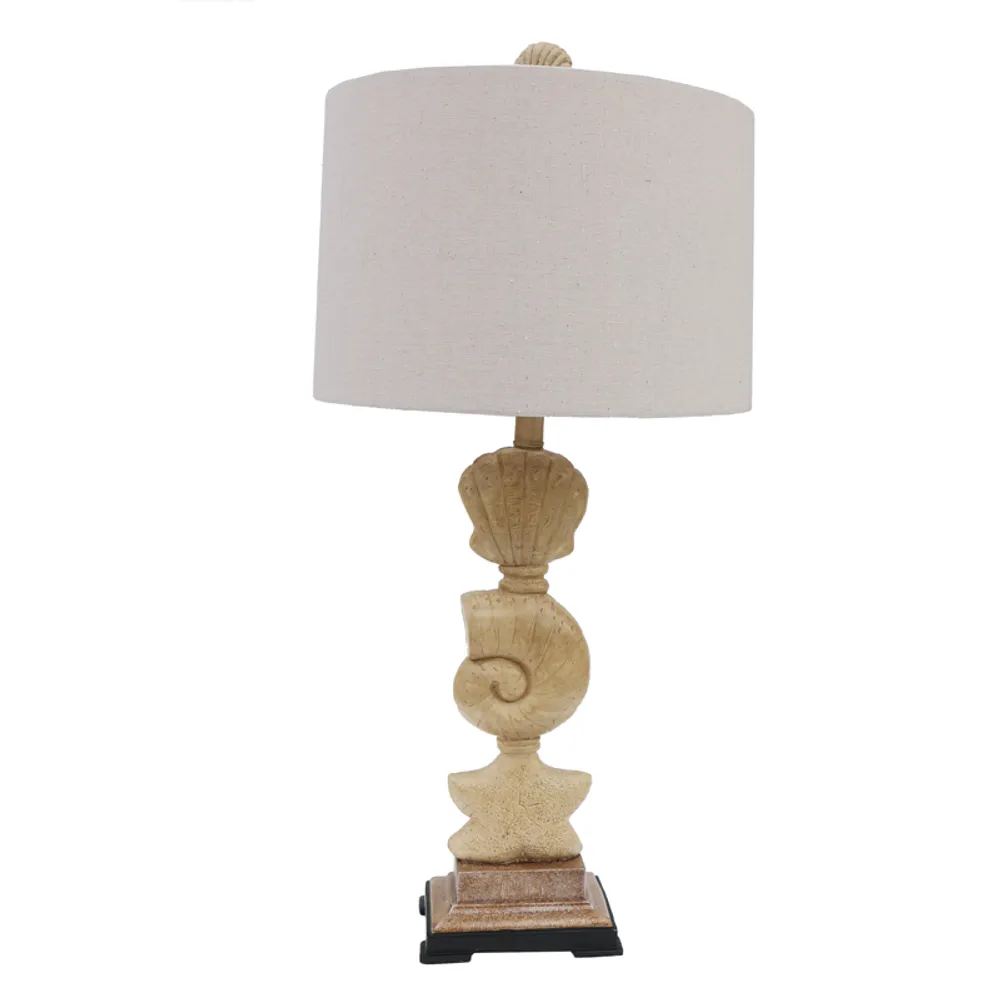 32" SEASHELL TABLE LAMP