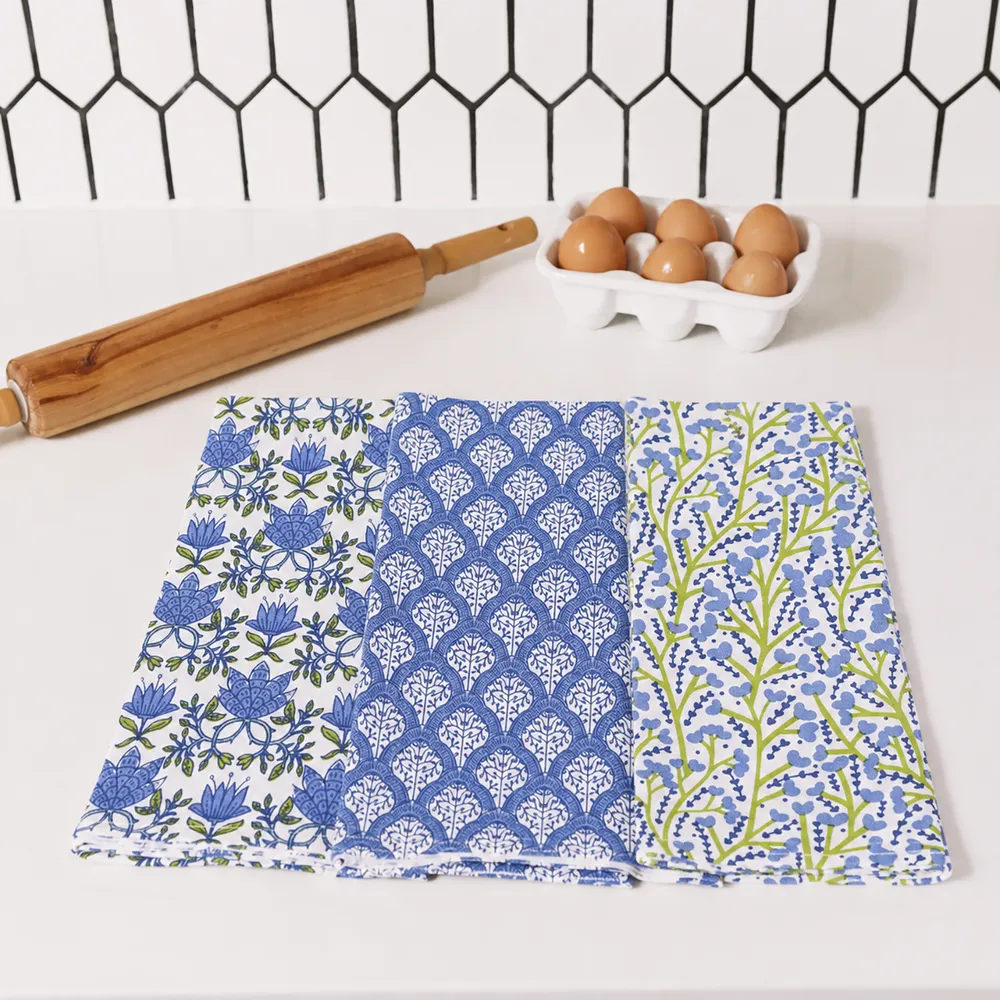 Tilly & Fifer Cotton Kitchen Towels (Set of 3)