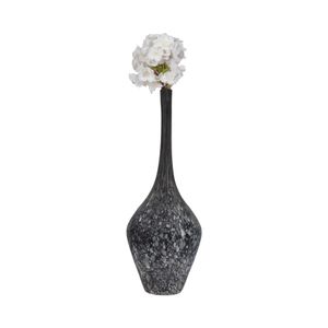 DOUGALROSE GRAY GLASS VASE 21 (IN) 3