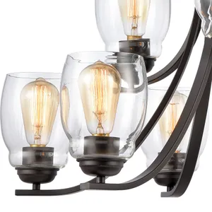 Calistoga 30.5'' Wide 9-Light Chandelier - Oil Rubbed Bronze 2