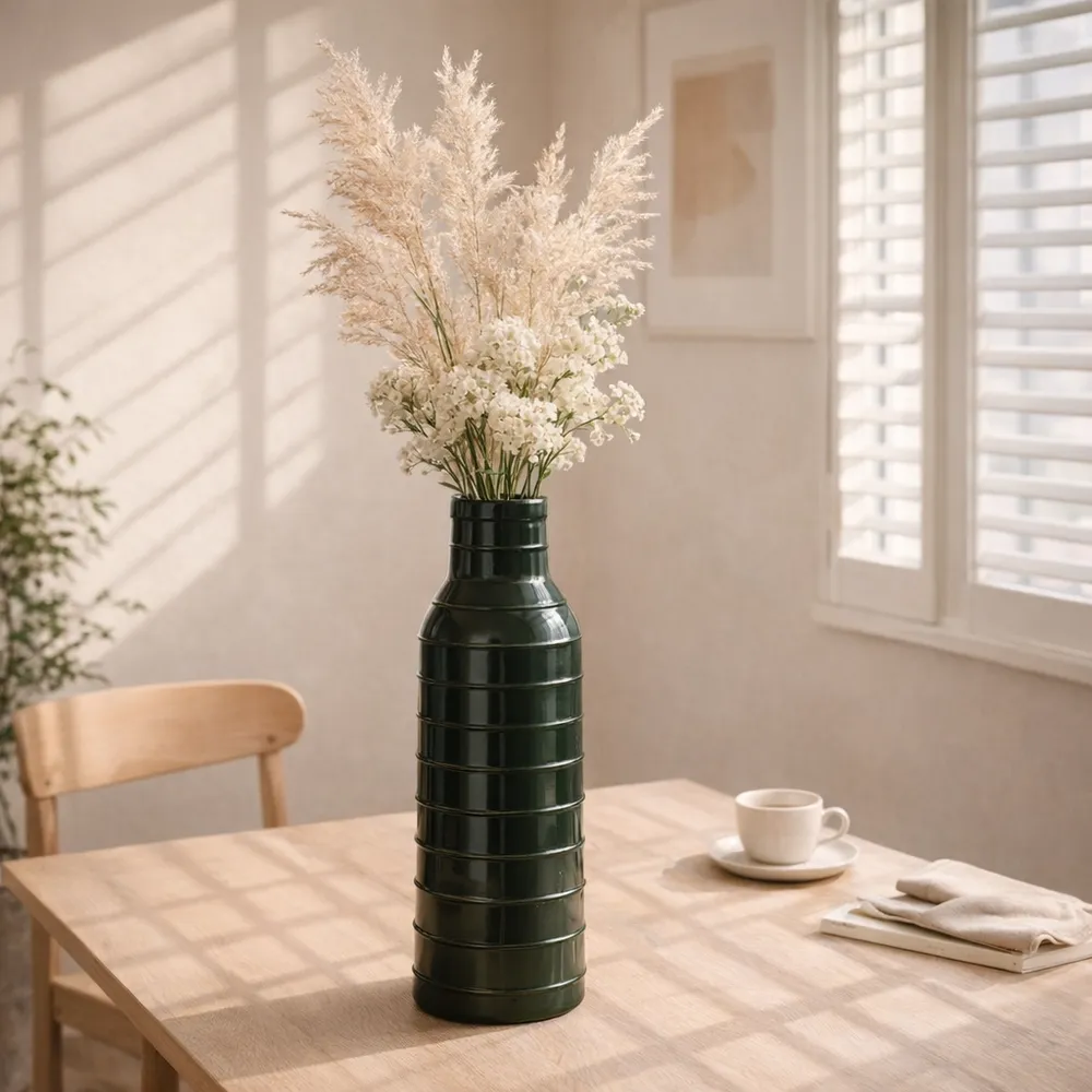 HARTONLAND GREEN VASE 20 (IN)