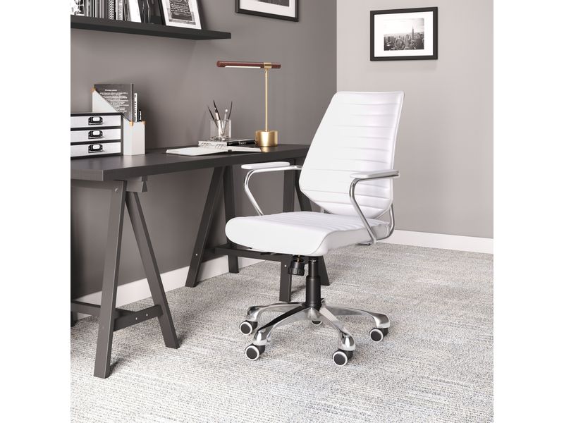 Enterprise Low Back Office Chair White 2