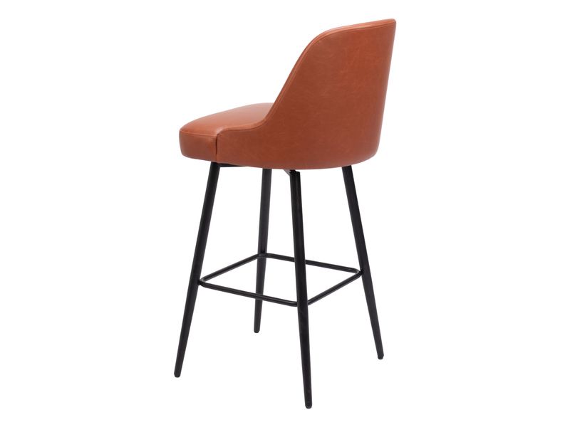 Keppel Swivel Barstool Brown 6