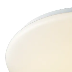 Kalona 15'' Wide 1-Light Flush Mount - White 3
