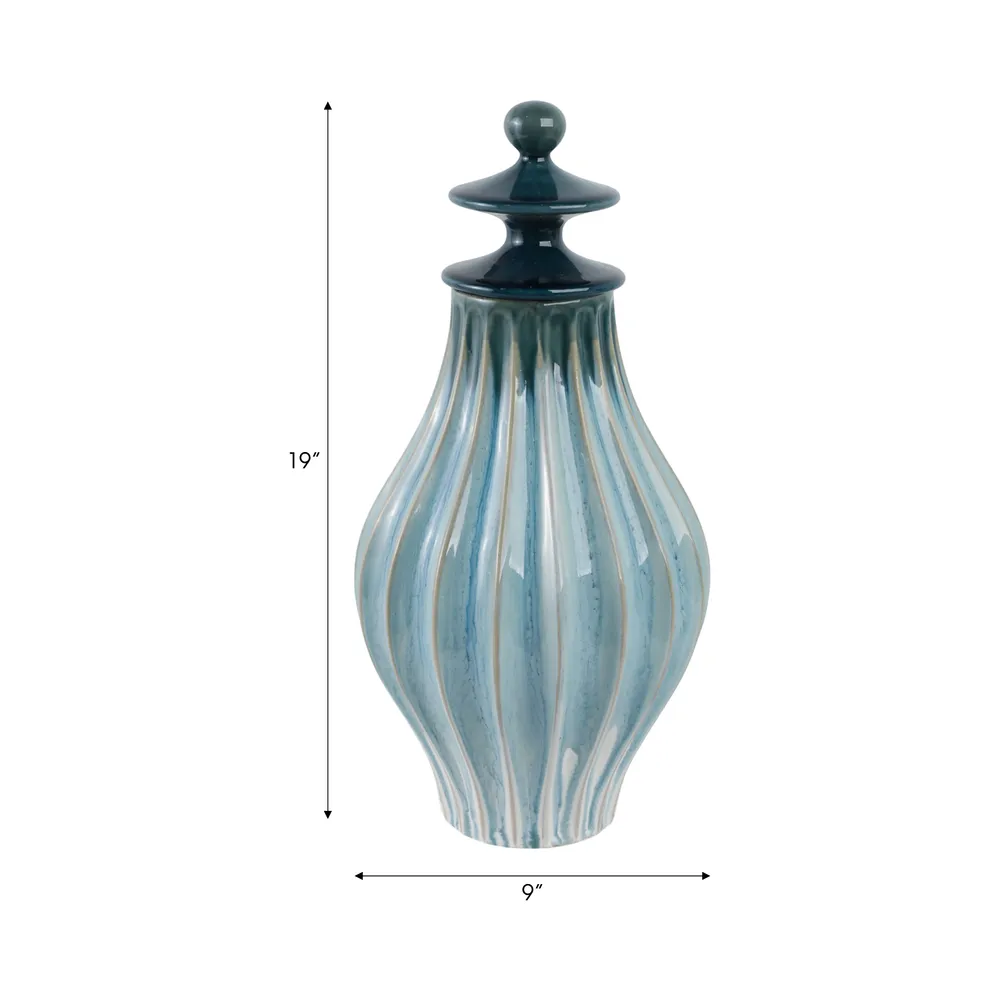 COLTONWOOD GREEN JAR 19 (IN)
