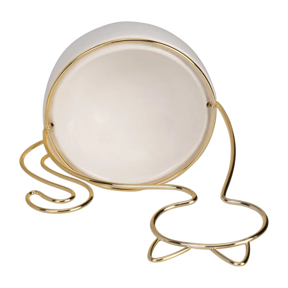 COVETON WHITE TRINKET TRAY 10 (IN)