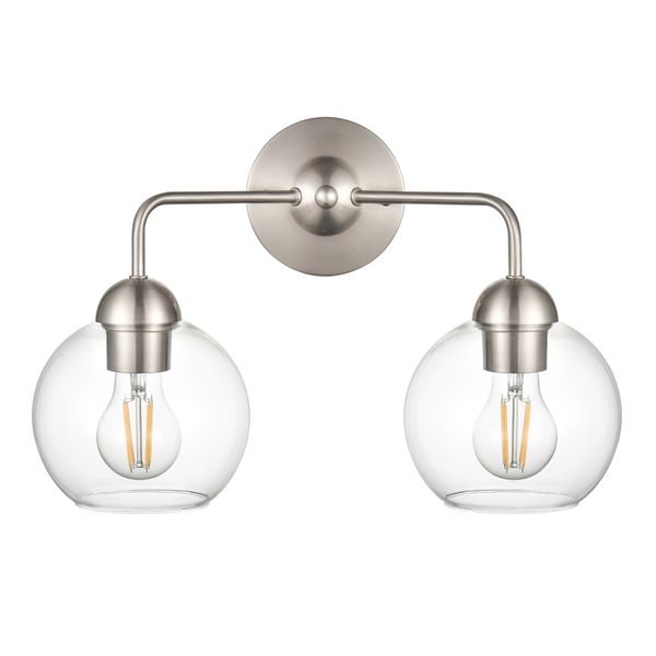 Astoria 15.75'' Wide 2-Light Vanity Light - Brushed Nickel