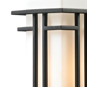 Croftwell 12'' High 1-Light Outdoor Sconce - Textured Matte Black 2