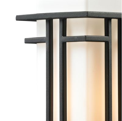 Croftwell 12″ High 1-Light Outdoor Sconce - Textured Matte Black