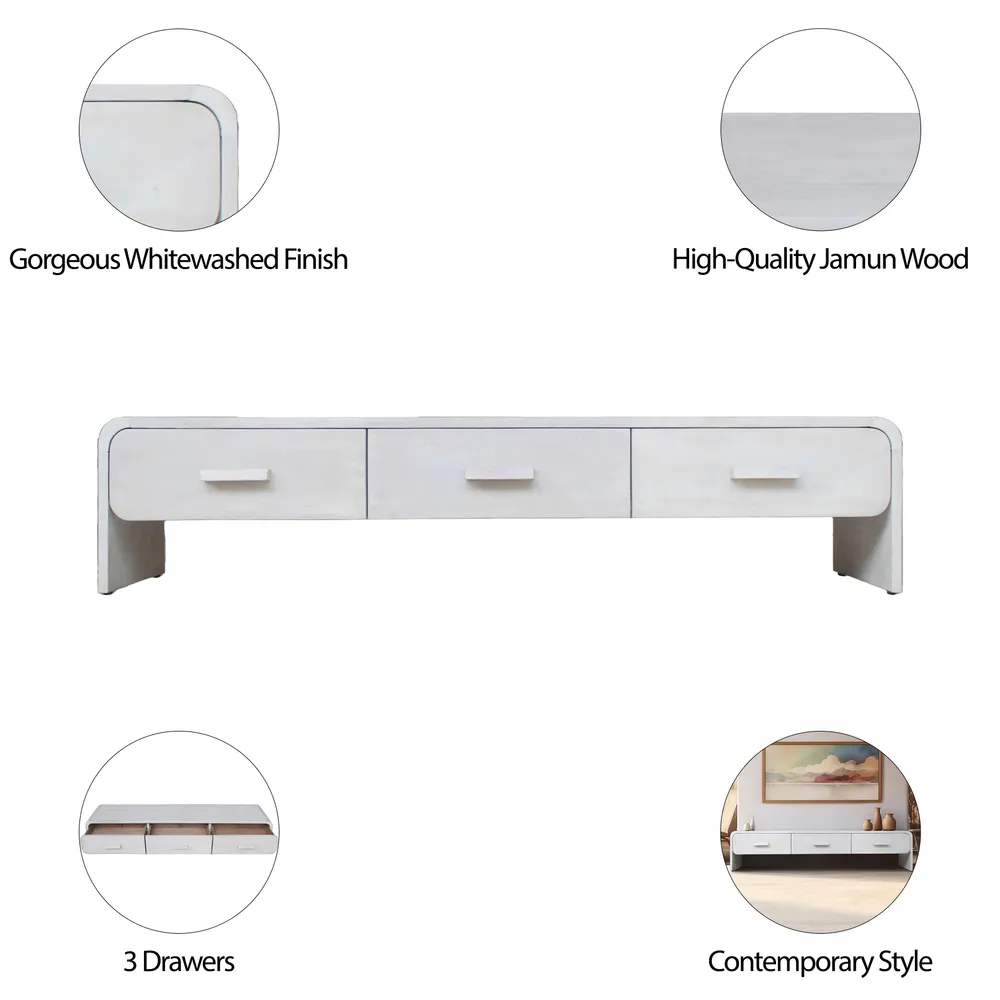 BLANTONSTONE WHITE CONSOLE 71 (IN)