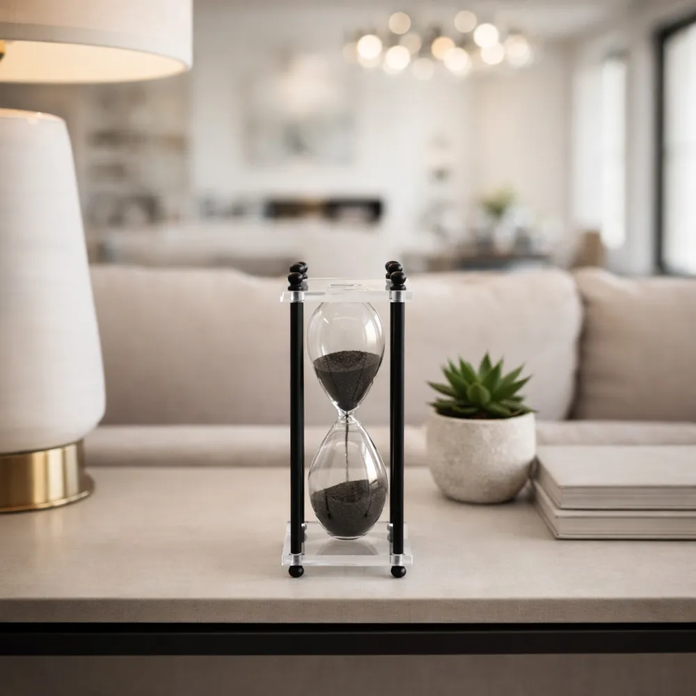GARNETTMILL CLEAR HOURGLASS 7 (IN)