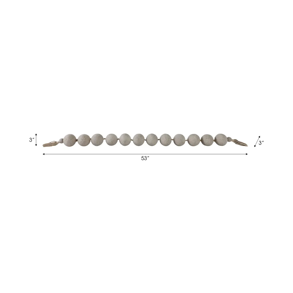 FINCHVIEW IVORY BEAD 3 (IN)