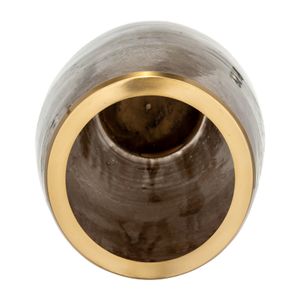NORAWOOD GOLD GLASS VASE 24 (IN) 5