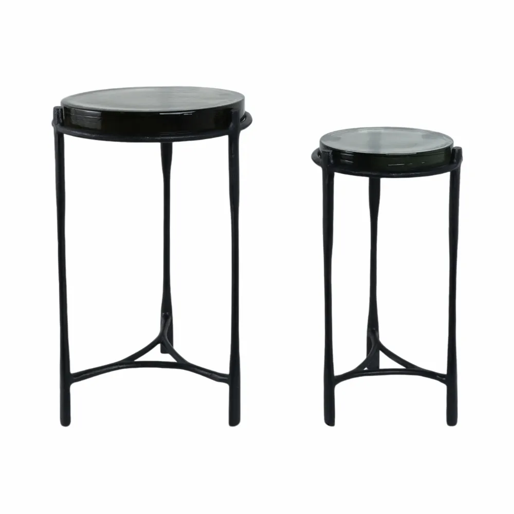 EDGARWIND SET OF 2 GRAY TABLE 26 (IN)