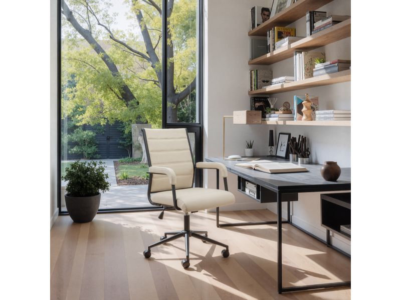 Auction Office Chair Beige 2