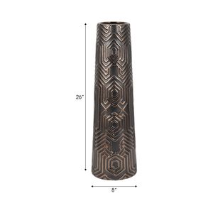 MORGANBROOK BLACK VASE 26 (IN) 9