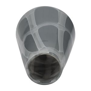 DIGBYDALE GRAY GLASS VASE 9 (IN) 6