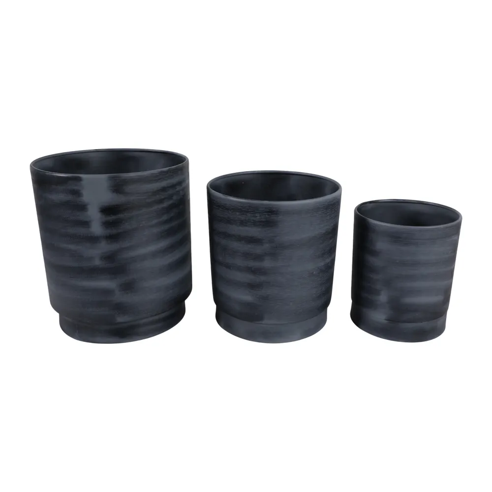 COVECLIFF SET OF 3 GRAY PLANTER 13 (IN)
