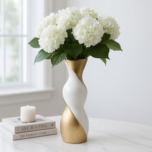 BRICESTONE GOLD VASE 16 (IN) 10