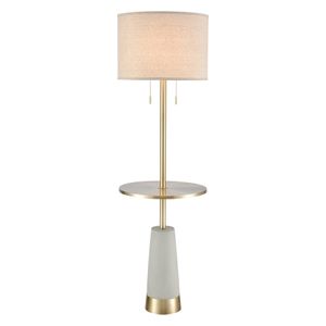 Below the Surface 63'' High 2-Light Floor Lamp - Polished Concrete 1