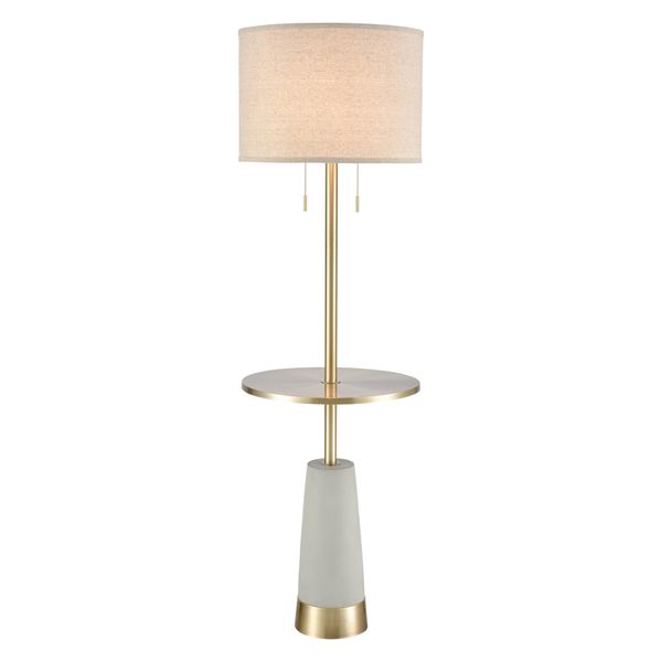 Below the Surface 63'' High 2-Light Floor Lamp - Polished Concrete