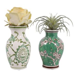 KEATONHOLM SET OF 2 GREEN CHINOISERIE 7 (IN) 3