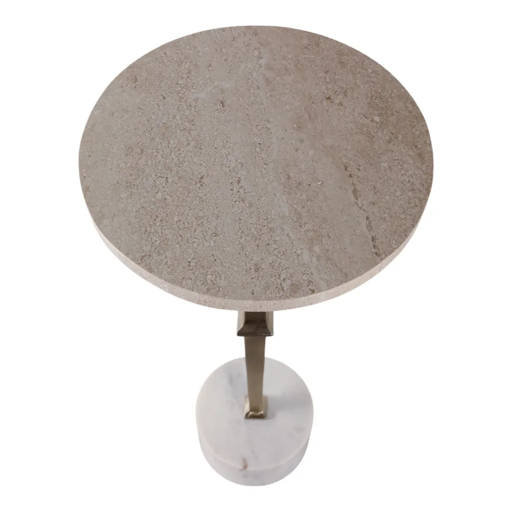 DREWBEACH GOLD TABLE 24 (IN)