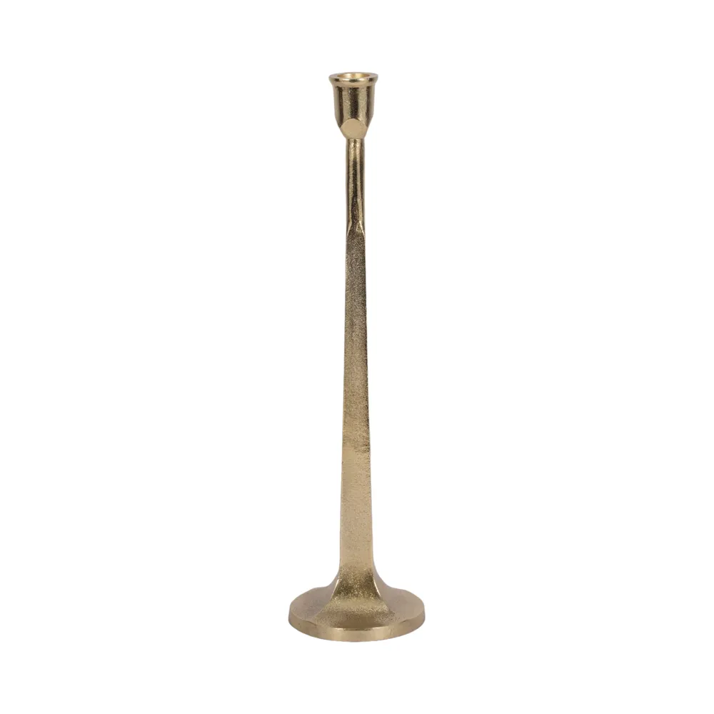 DALELEY GOLD CANDLE HOLDER 17 (IN)