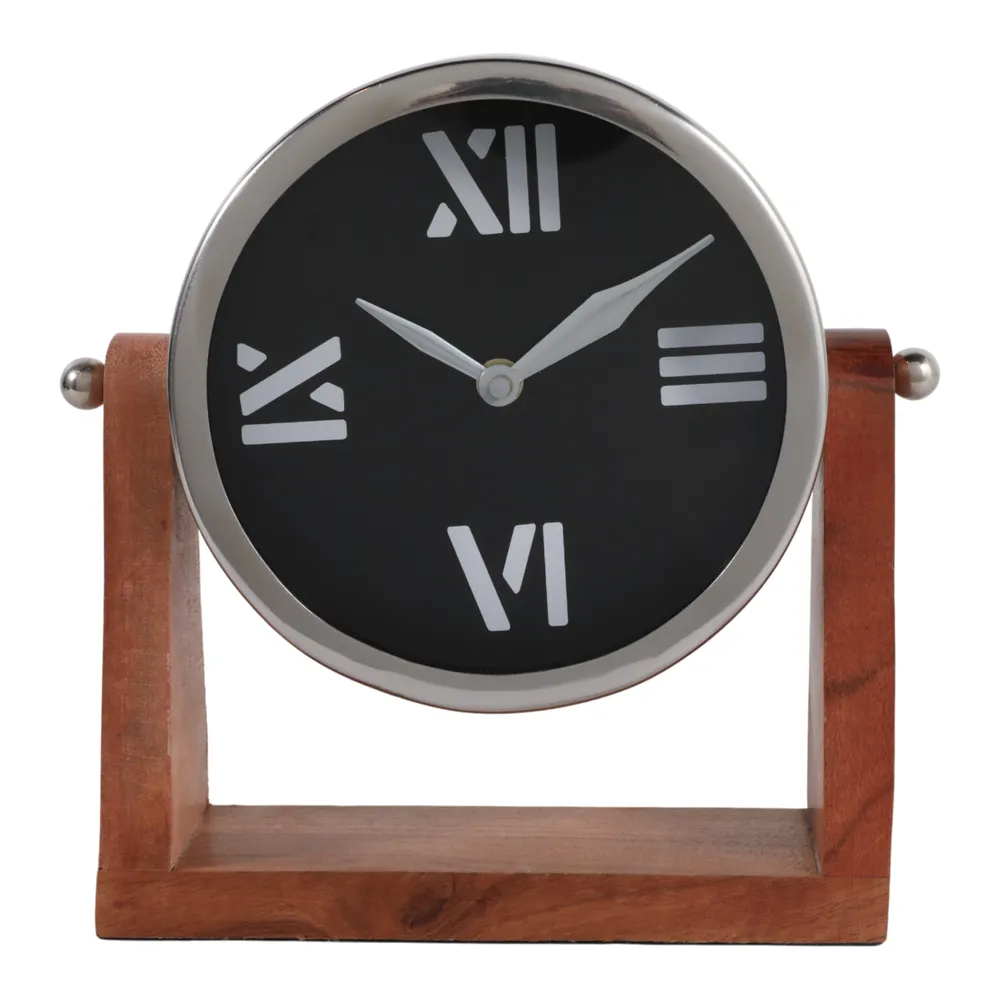 CELIAROSE BLACK CLOCK 9 (IN)