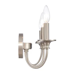 Cecil 22″ Wide 3-Light Vanity Light - Brushed Nickel 4