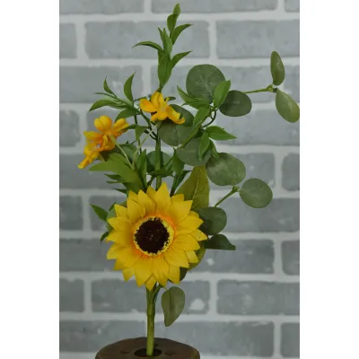 Sunflower Garden 18in Pick