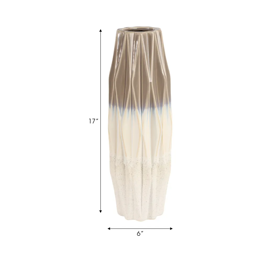 KIRAFORD IVORY VASE 17 (IN)
