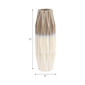 KIRAFORD IVORY VASE 17 (IN) 9