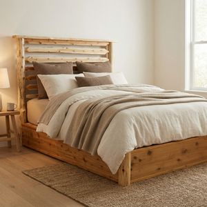 Headwaters Platform Bed - Double - Coffee 1