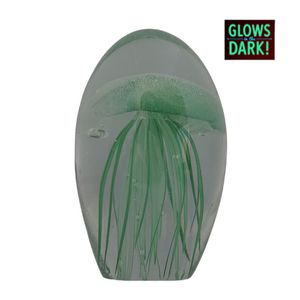 3-3/4" GREEN JELLYFISH GLOW IN DARK 400G 1