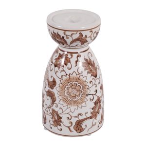 ROMANWICK BROWN CANDLE HOLDER 8 (IN) 1