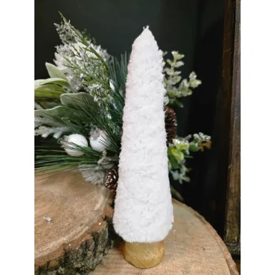 Med White Fur Tree 8x2x2in